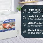 Tủ đông Hòa Phát 252 lít HPF AD6252 Tủ đông Hòa Phát 252 lít HPF AD6252