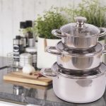 Bộ nồi inox Hare HR-S306 (16, 20, 24 cm) Bộ nồi inox Hare HR-S306 (16, 20, 24 cm)