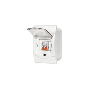 Tủ điện mặt nhựa, đế nhựa chứa 2-4 Module V4FC 2 - 4