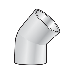 Nối góc 45 độ loại phổ thông D75