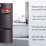 Tủ lạnh Toshiba Inverter 325 lít GR-RB410WE-PMV(37)-SG