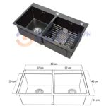 Chậu rửa Inox cao cấp OR-02 Nano Chậu rửa Inox cao cấp OR-02 Nano