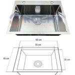 Chậu rửa Inox cao cấp OR-CR01 Chậu rửa Inox cao cấp OR-CR01