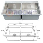 Chậu rửa Inox cao cấp OR-CR02 Chậu rửa Inox cao cấp OR-CR02