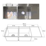 Chậu rửa Inox cao cấp OR-CR04 Chậu rửa Inox cao cấp OR-CR04