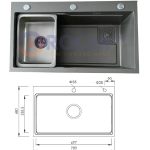 Chậu rửa Inox cao cấp OR-CR05 Chậu rửa Inox cao cấp OR-CR05