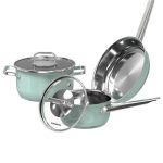 BỘ NỒI CHẢO INOX 304 SUNHOUSE SHG608 BỘ NỒI CHẢO INOX 304 SUNHOUSE SHG608