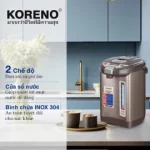 Bình thủy điện Koreno Thái Lan KN-236 dung tích 3.6L Bình thủy điện Koreno Thái Lan KN-236 dung tích 3.6L