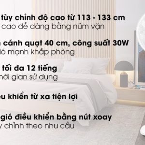 Quạt đứng Toshiba F-LSD10(H)VN