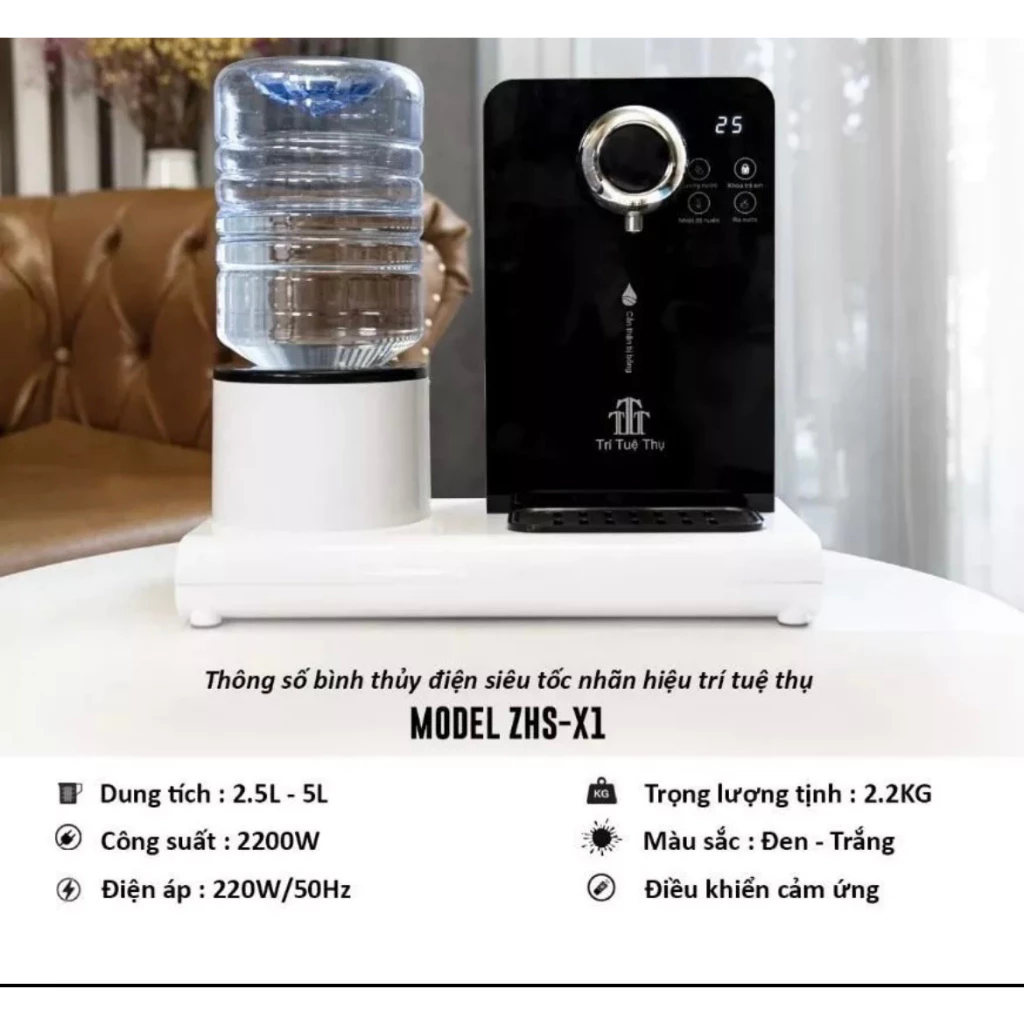 Bình Thủy Điện Siêu Tốc Model ZHS-X1